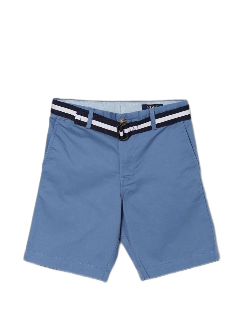 POLO RALPH LAUREN KIDS belted chino shorts - Blu