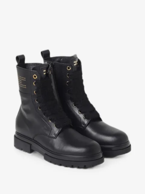 Elisabetta Franchi Kids botines con agujetas