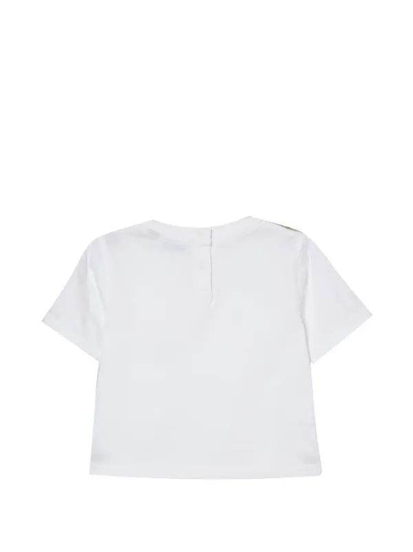 Burberry Kids ヴィンテージチェック Tシャツ | ホワイト | FARFETCH JP