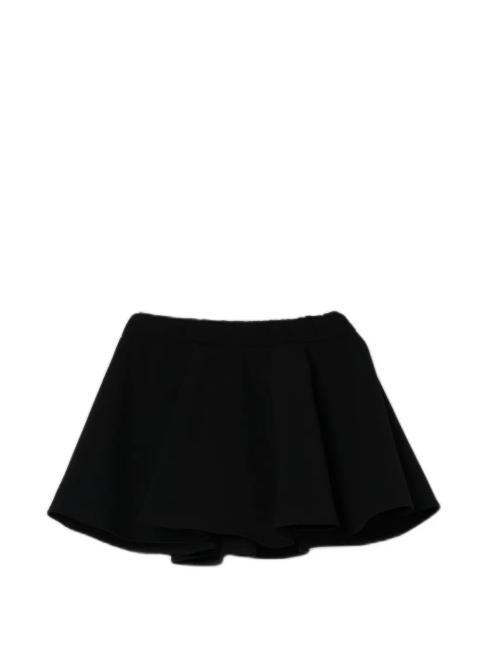 Elisabetta Franchi Kids Rok met klep en logo-afwerking Zwart