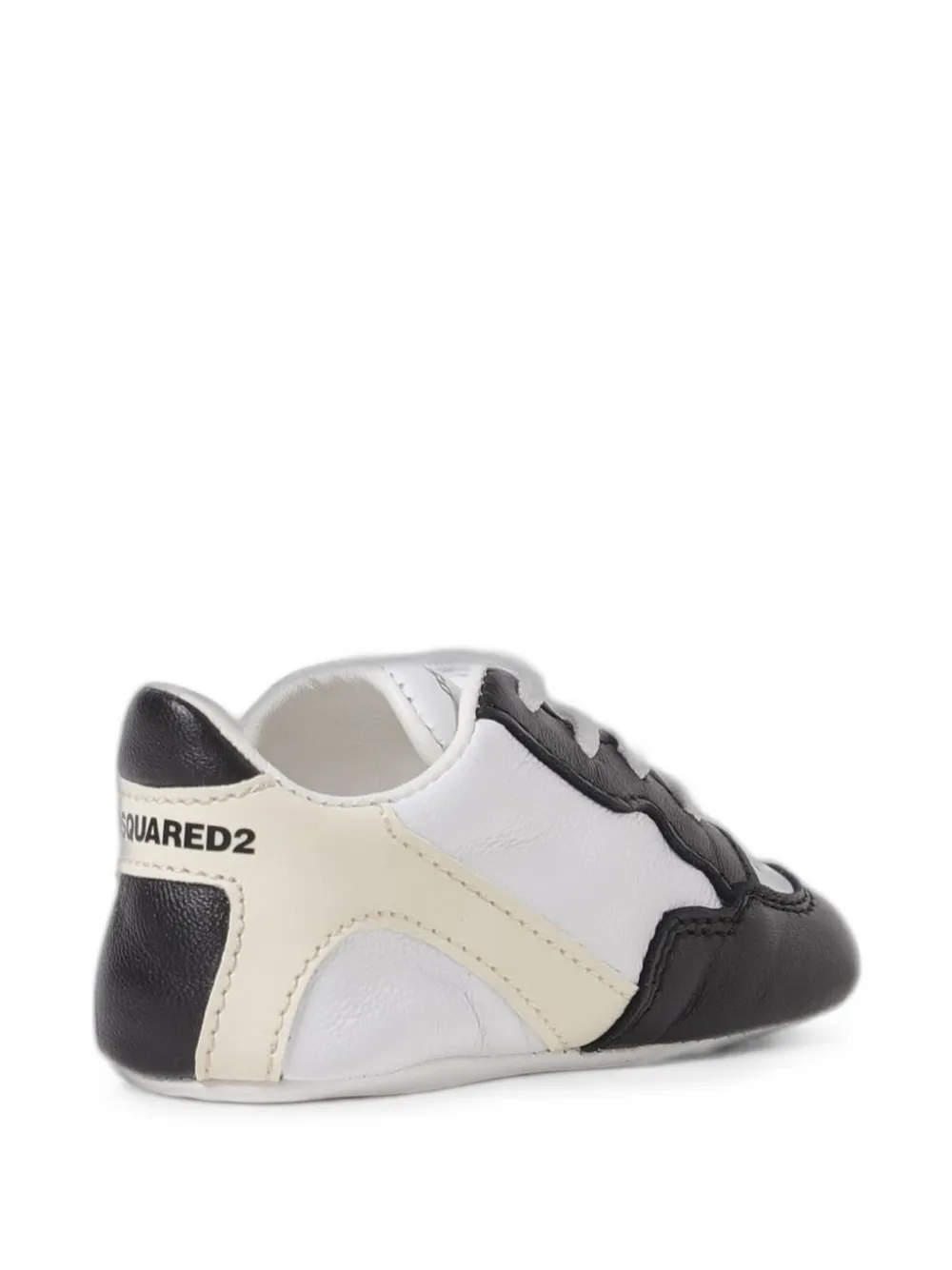 DSQUARED2 KIDS Maple Leaf panelled sneakers Wit