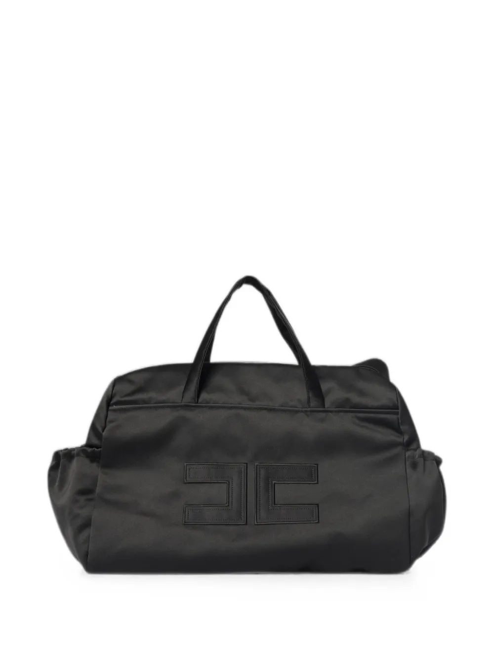 Elisabetta Franchi Kids Luiertas met logopatch Zwart