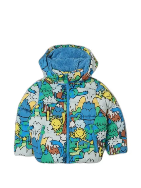 Stella McCartney Kids doudoune à imprimé graphique
