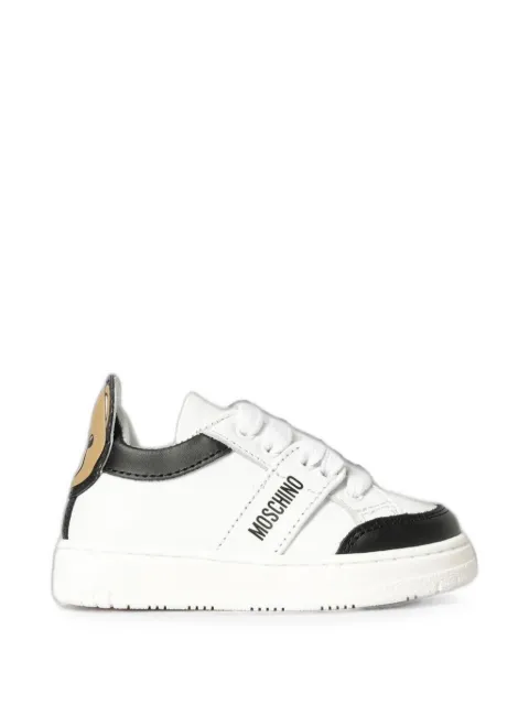 Moschino Kids Teddy Bear leather sneakers
