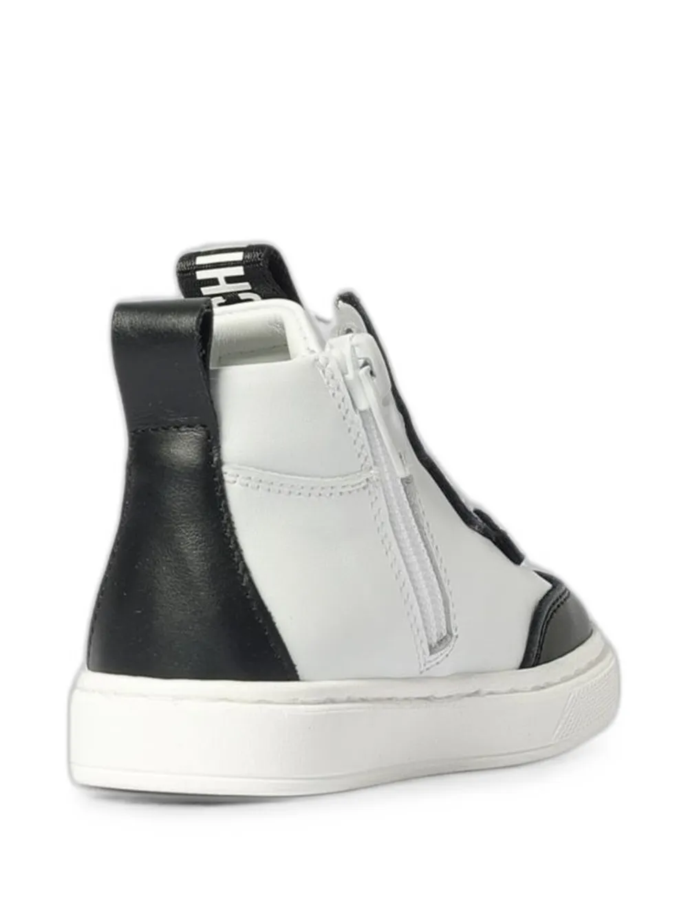 Moschino Kids Teddy Bear-print sneakers Wit