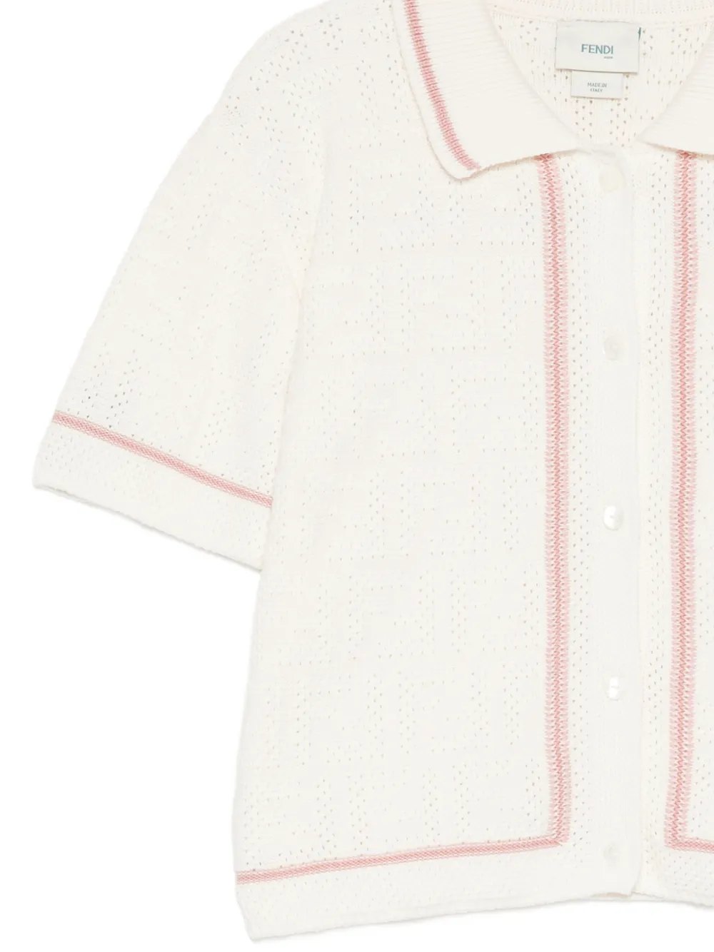Fendi Kids Junior shirt Wit