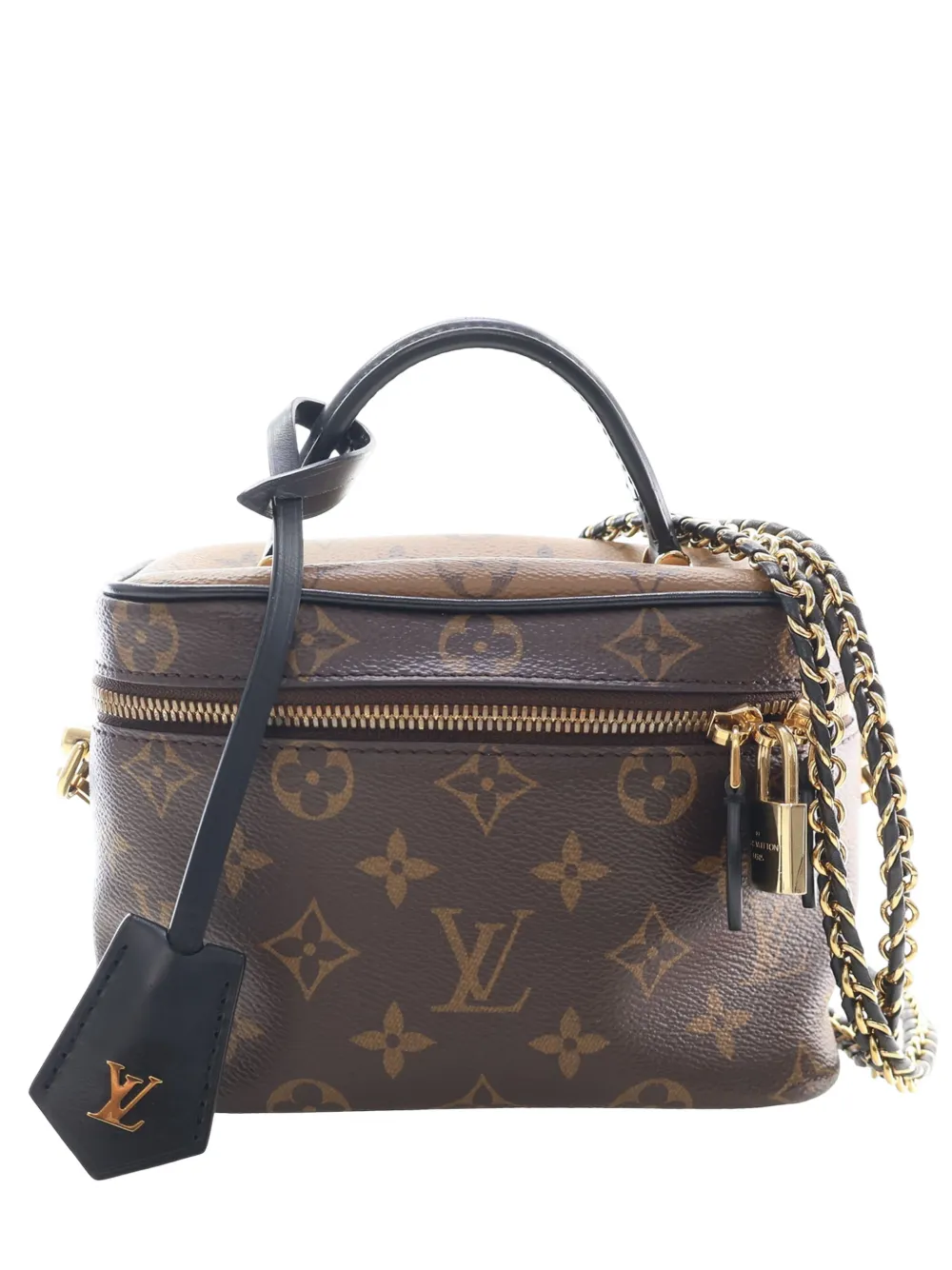 Louis Vuitton Pre-Owned 2021-2026 Monogram Reverse Vanity PM satchel - Marrone