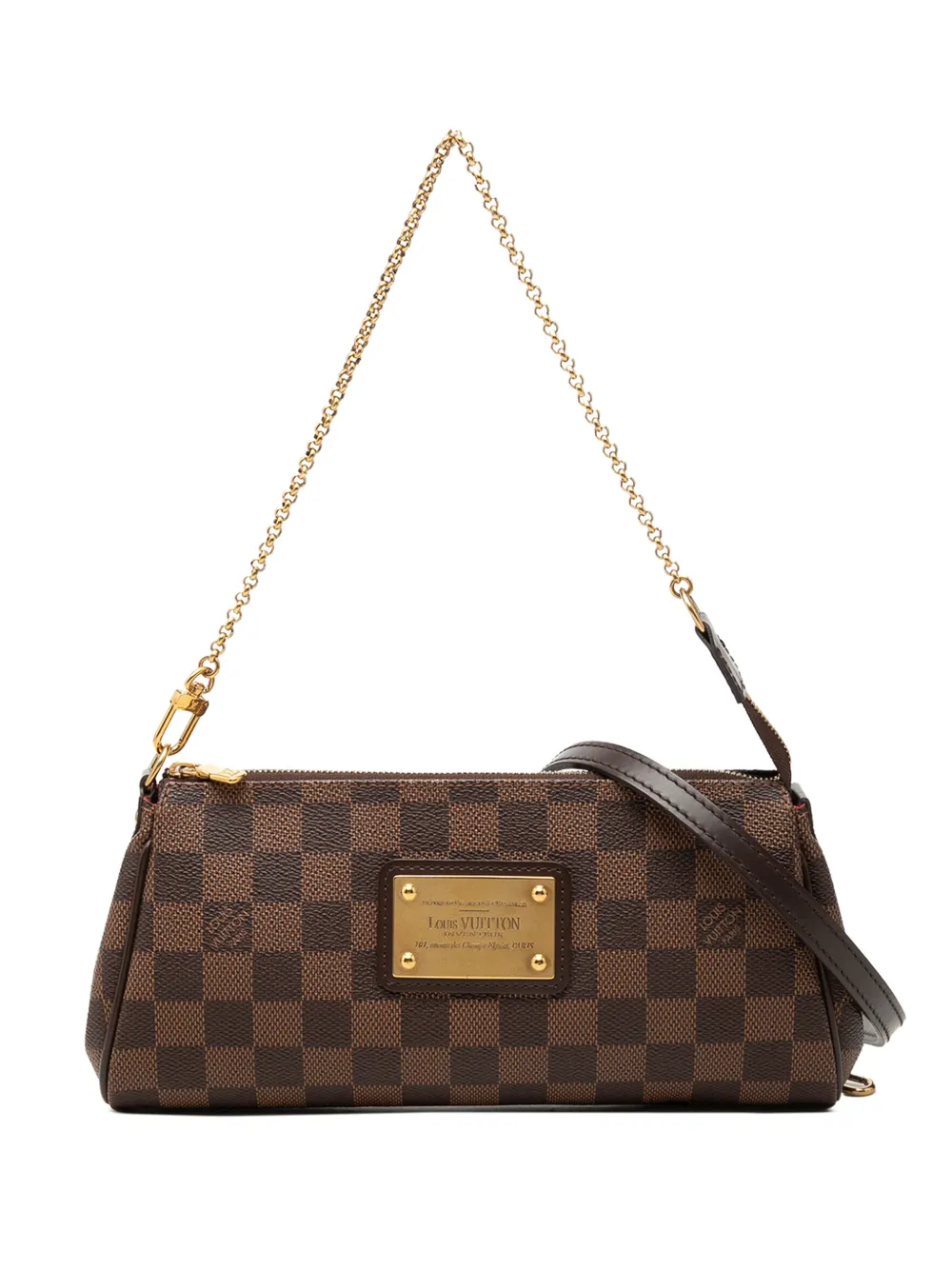 Louis Vuitton Pre-Owned 2014 Damier Ebene Eva satchel - Marrone