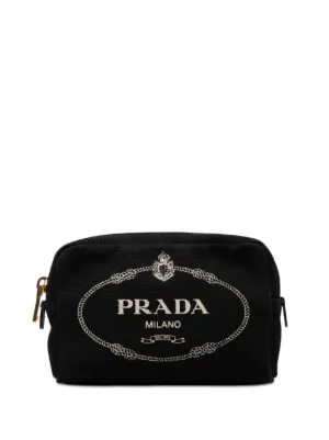 Prada Small Re-Nylon Pouch | Black | FARFETCH