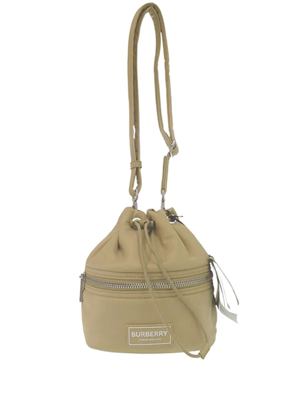 Burberry Pre-Owned 2018-2023 Nylon Ryle bucket bag - Toni neutri