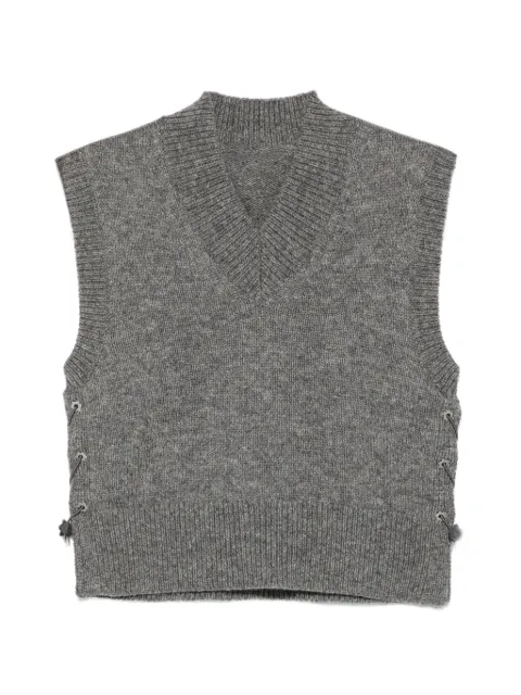 Cecilie Bahnsen Fleetwood lace-up vest