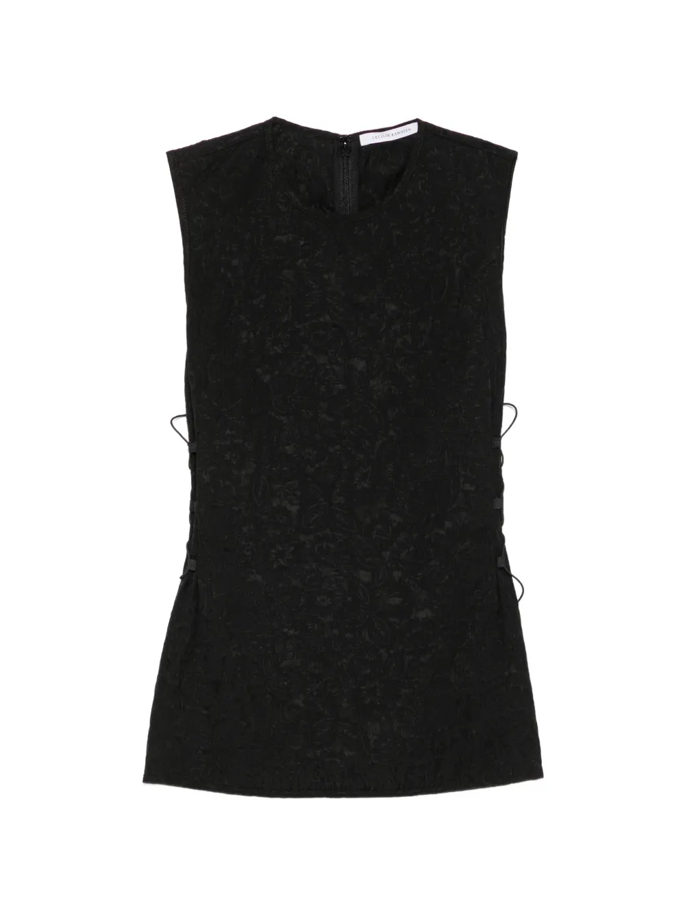 Cecilie Bahnsen Fellen textured peplum top