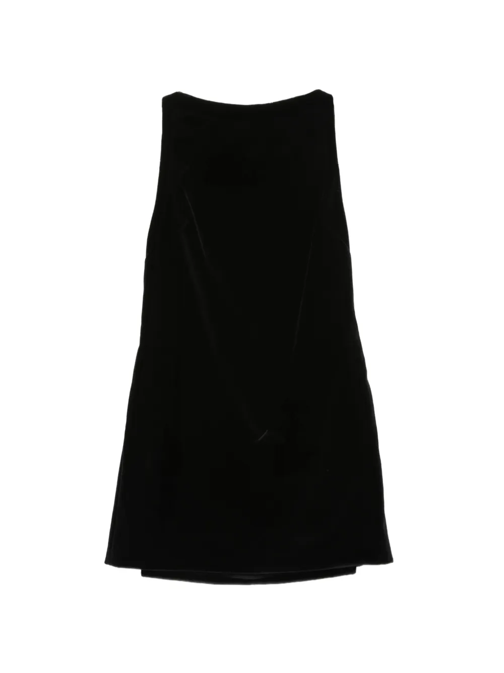 Brandon Maxwell robe courte Sable à dos à superposition - Noir Brandon Maxwell robe courte Sable à dos à superposition - Noir
