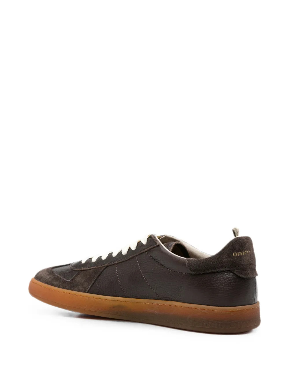 Officine Creative Militia panelled sneakers Bruin