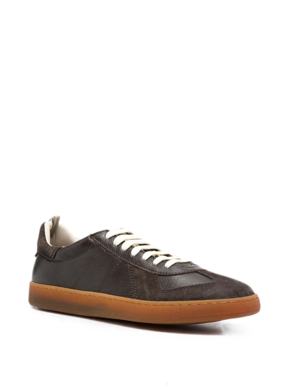 Officine Creative Militia panelled sneakers Bruin