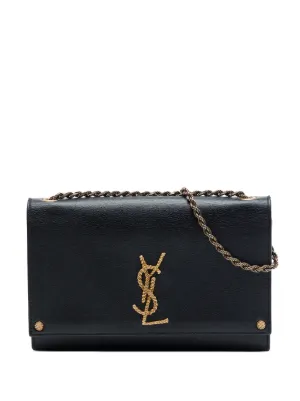 Saint Laurent Pre-Owned 2016 スエード モノグラム ケイト チェーン
