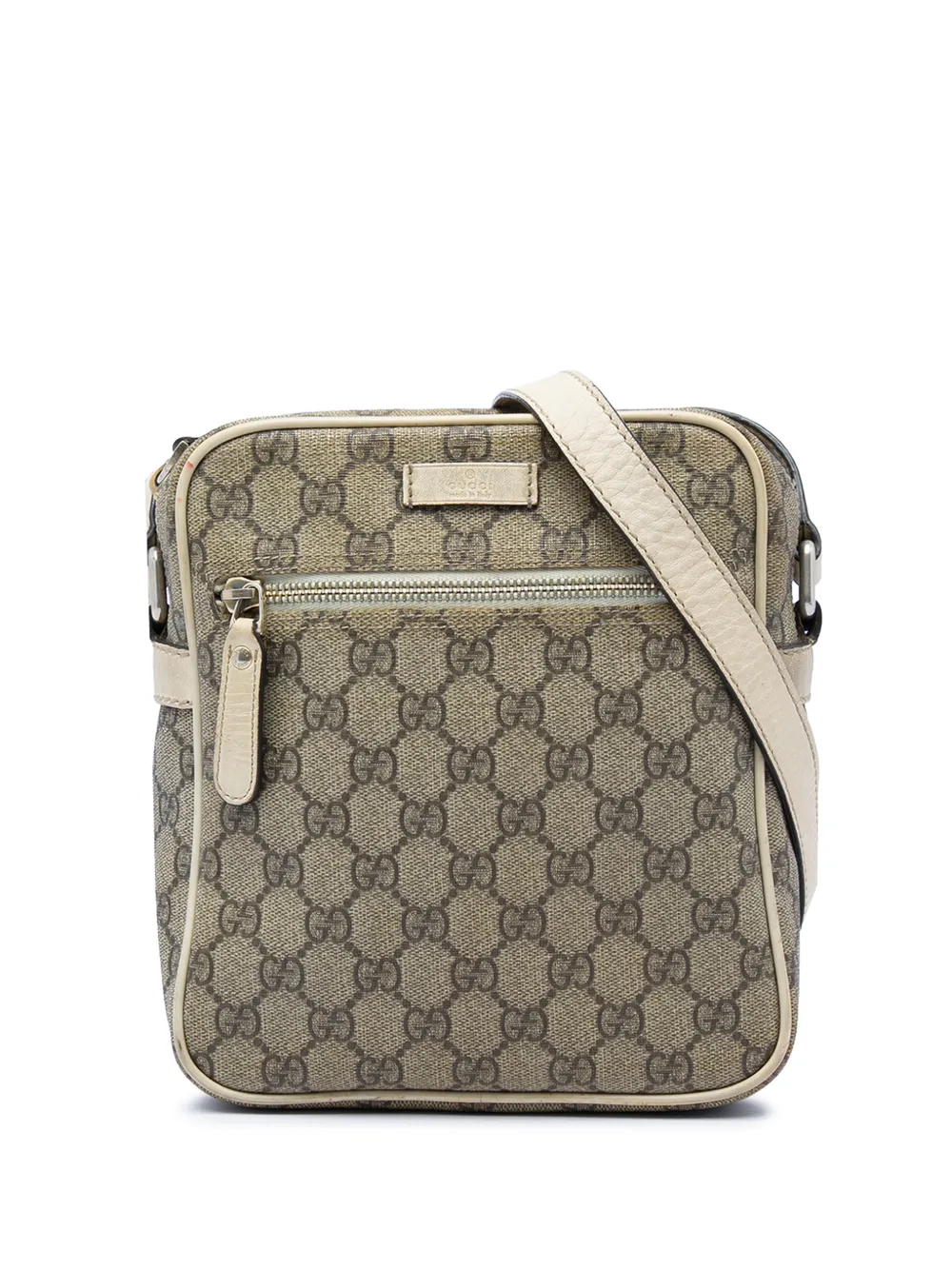 Gucci Pre-Owned 2016-2026 GG Supreme crossbody bag - Toni neutri