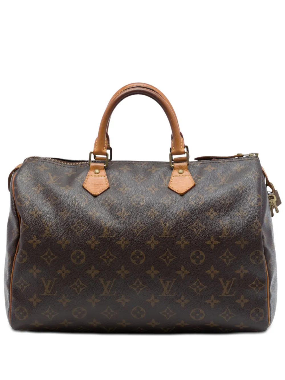 Louis Vuitton Pre-Owned 2012 Monogram Speedy 35 boston bag - Marrone