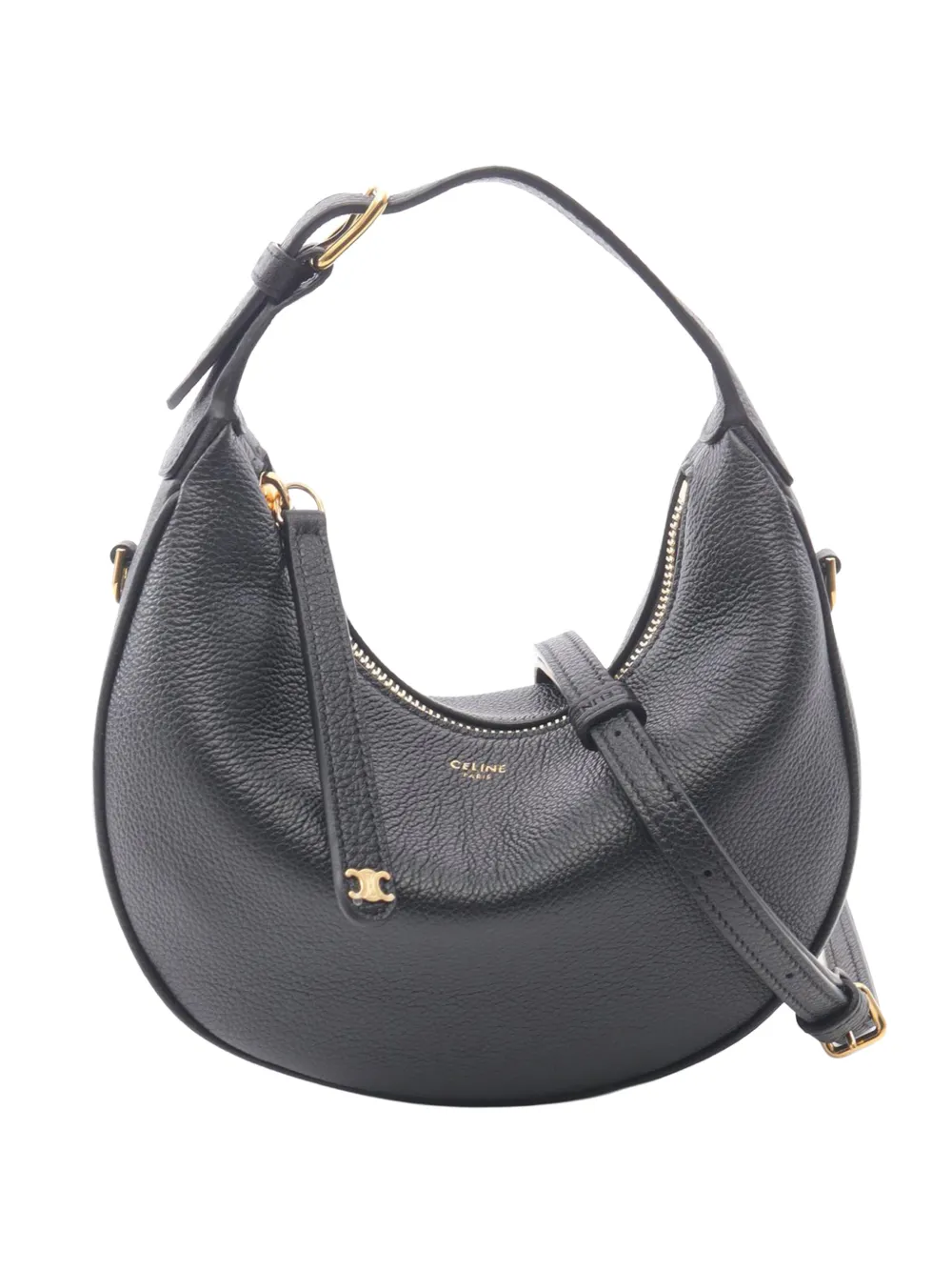 Celine Pre-Owned 2000-2026 Teen Leather Lulu In Bag satchel - Black