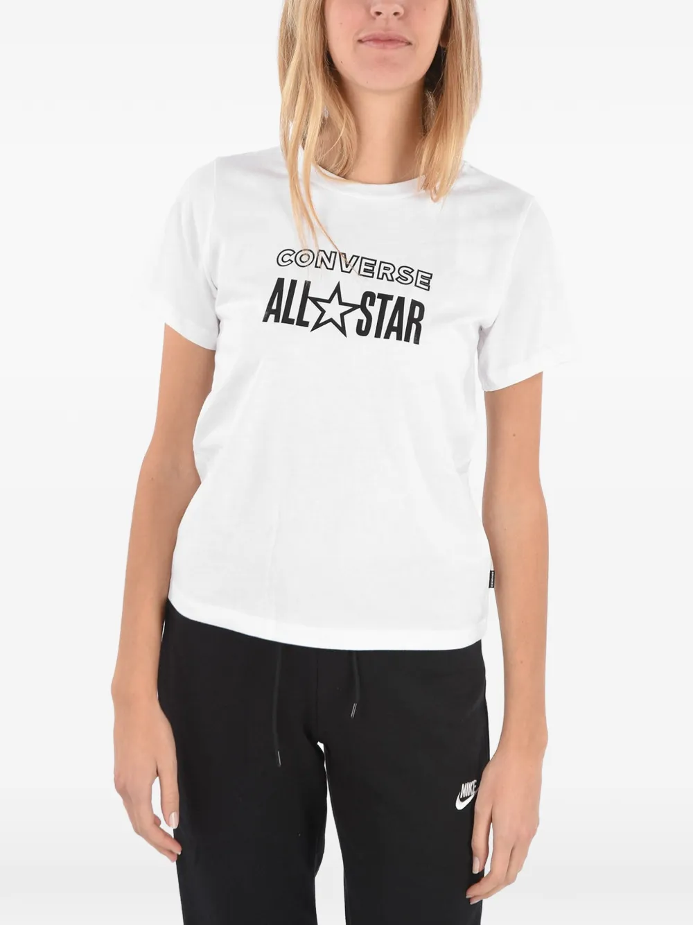 Converse Logo-print T-shirt In White