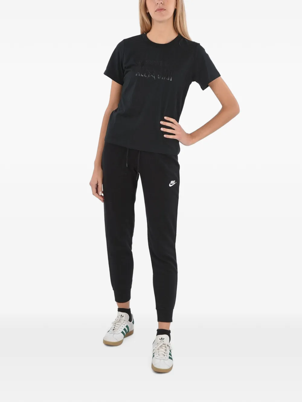 Converse Logo-print T-shirt In Black