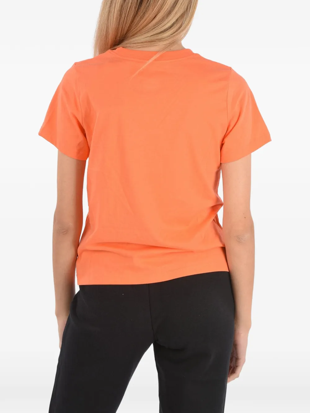 Converse All Star logo-print T-shirt Oranje