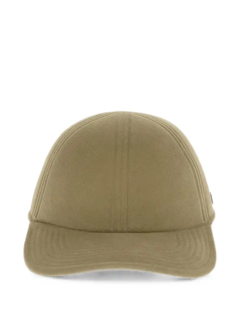 Zegna logo-plaque wool baseball cap