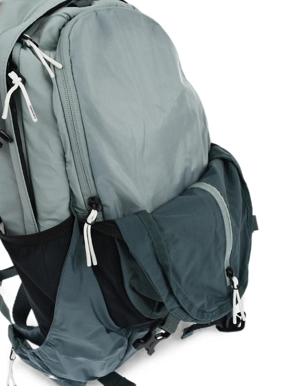 Converse multi-pocket logo-print backpack Blauw