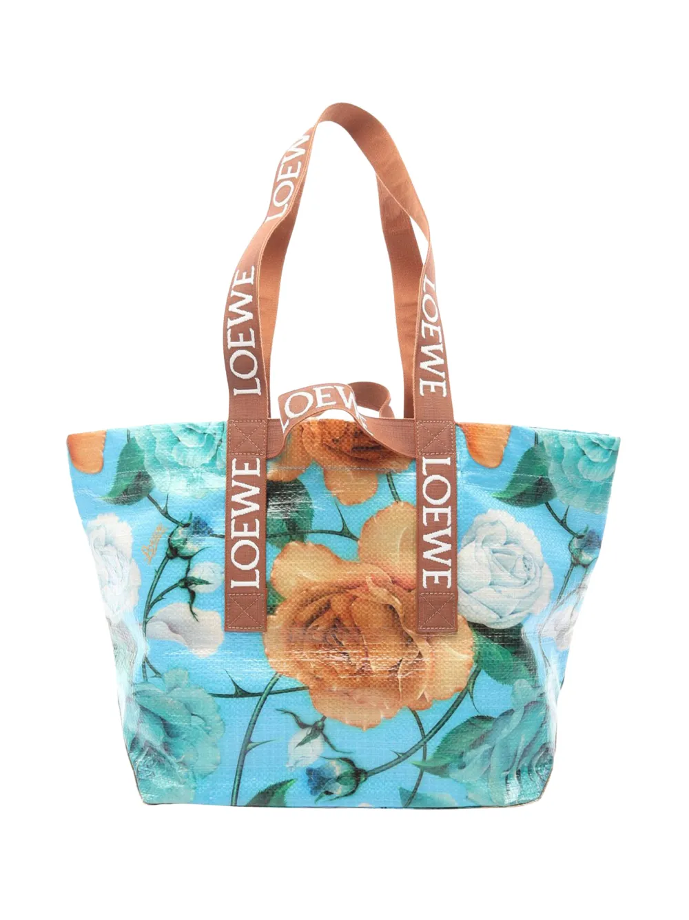 Loewe Pre-Owned 2010-2026 x Paulas Ibiza Tote Bag aus recyceltem beschichtetem Canvas - Mehrfarbig