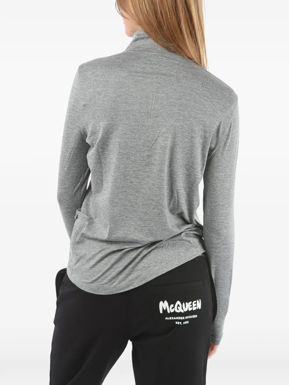 Nike Half-zip Long-sleeve Sweater In Grey