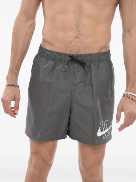 Nike logo-print elasticated-waist swim shorts