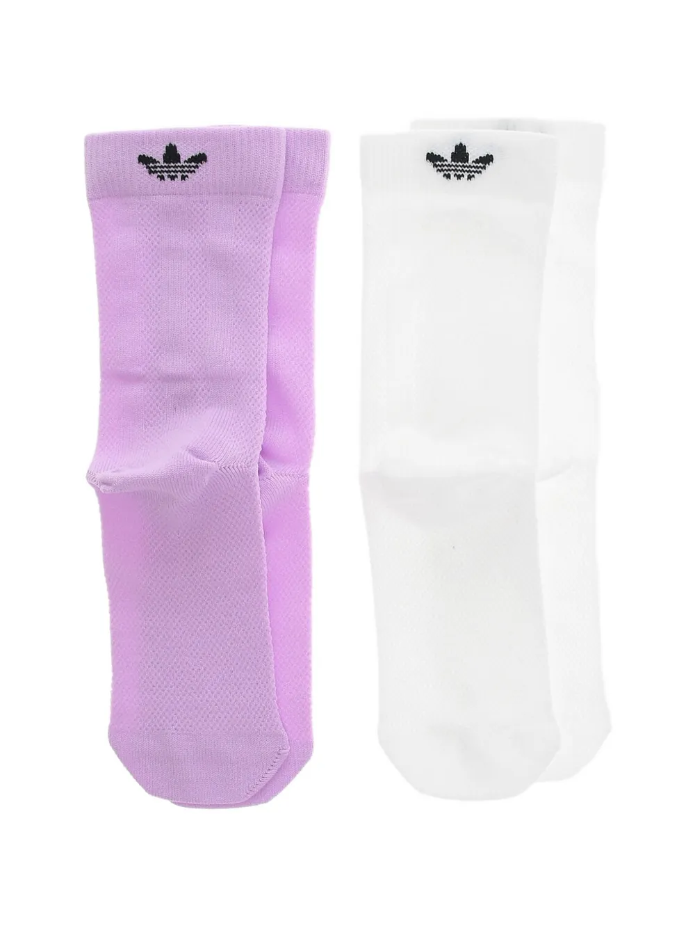 Adidas Originals Logo-embroidered Socks (set Of Two) In Purple