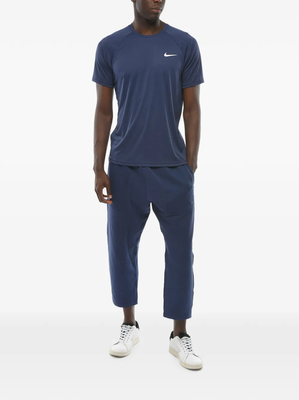 Nike Dri-Fit T-shirt met logo-print Blauw