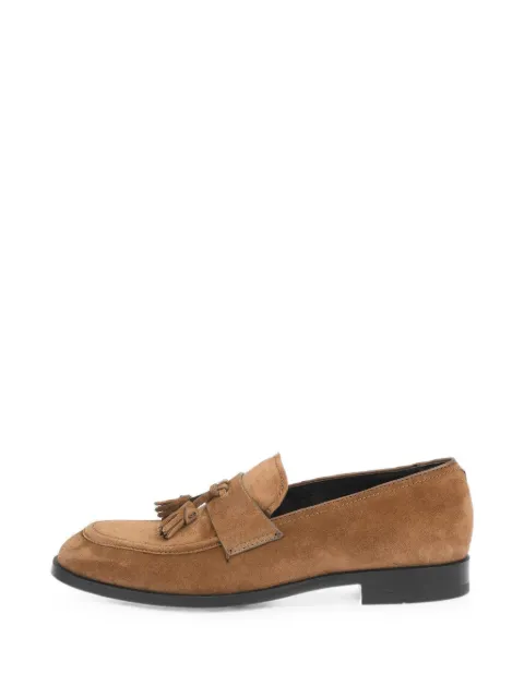 Zegna Siena suede tassel loafers