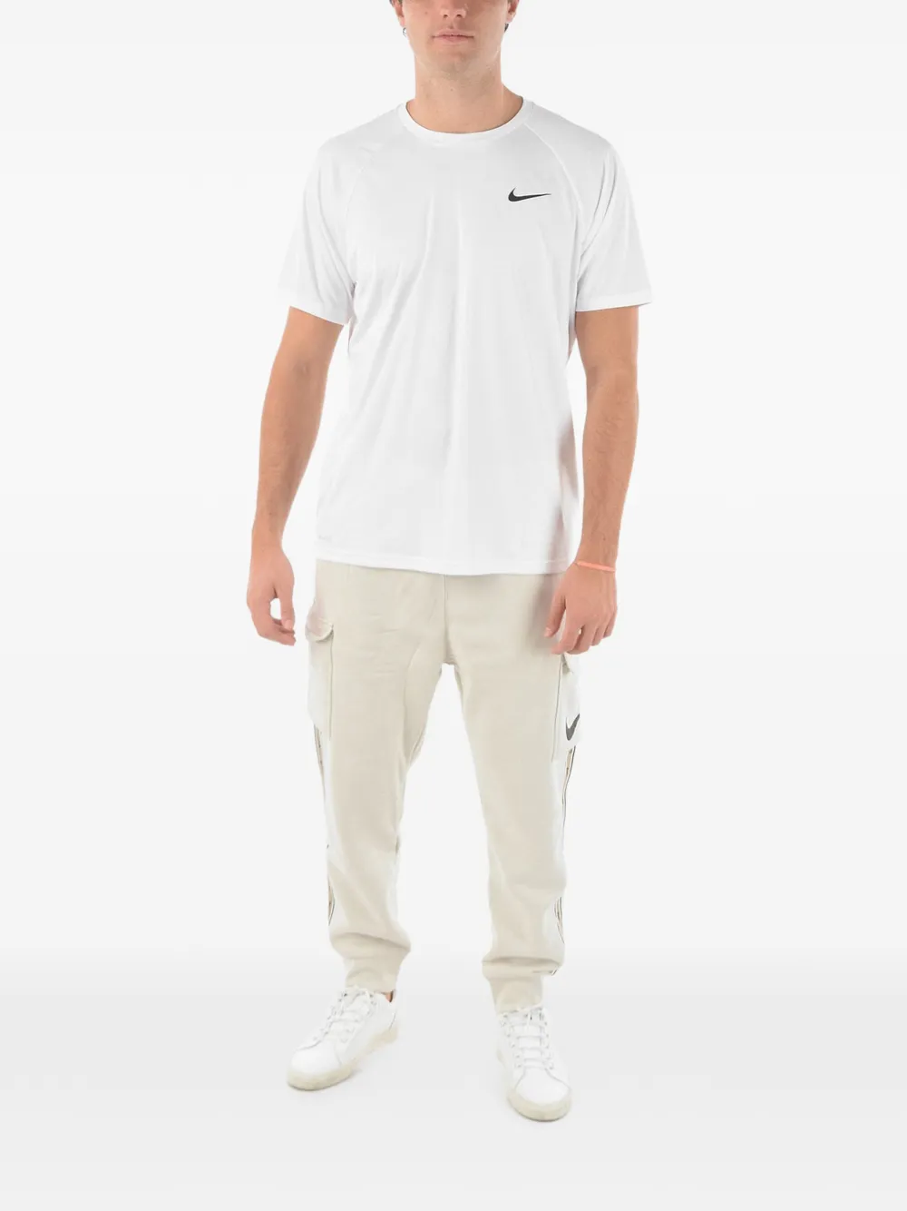 Nike T-shirt met logoprint Wit