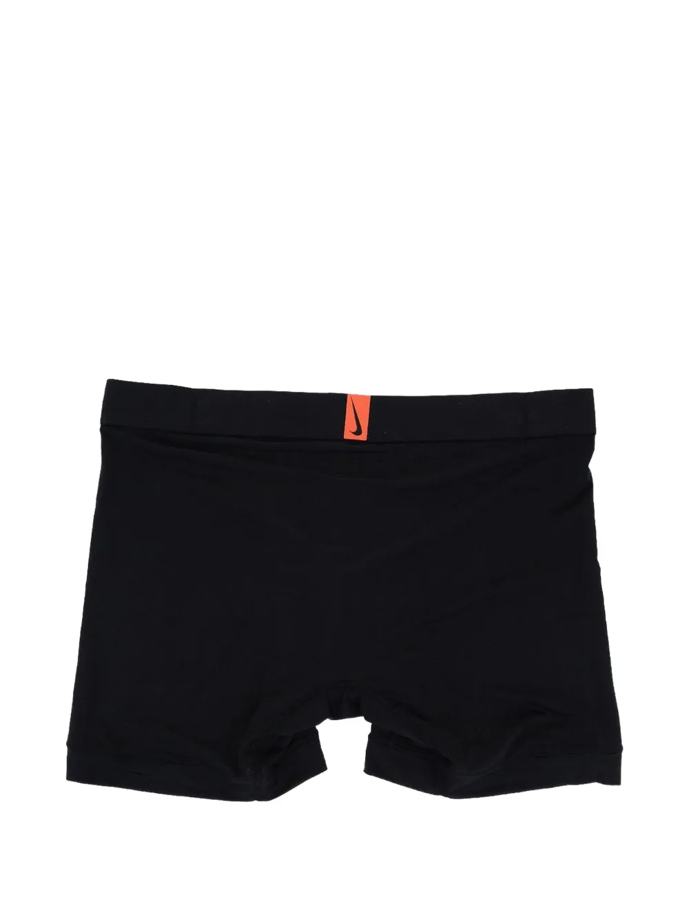 Nike Logo-waistband Stretch Boxer Briefs In Black