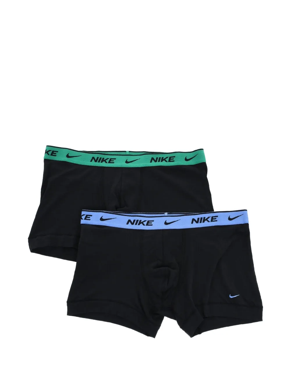 Nike Logo-waistband Boxers (set Of Two) In Black