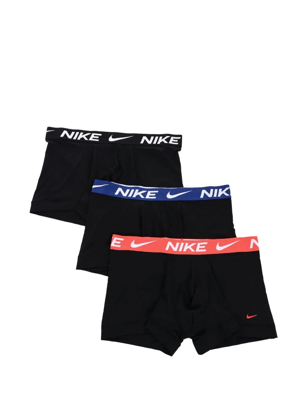 Nike Dri-fit Logo-band Boxers In Black