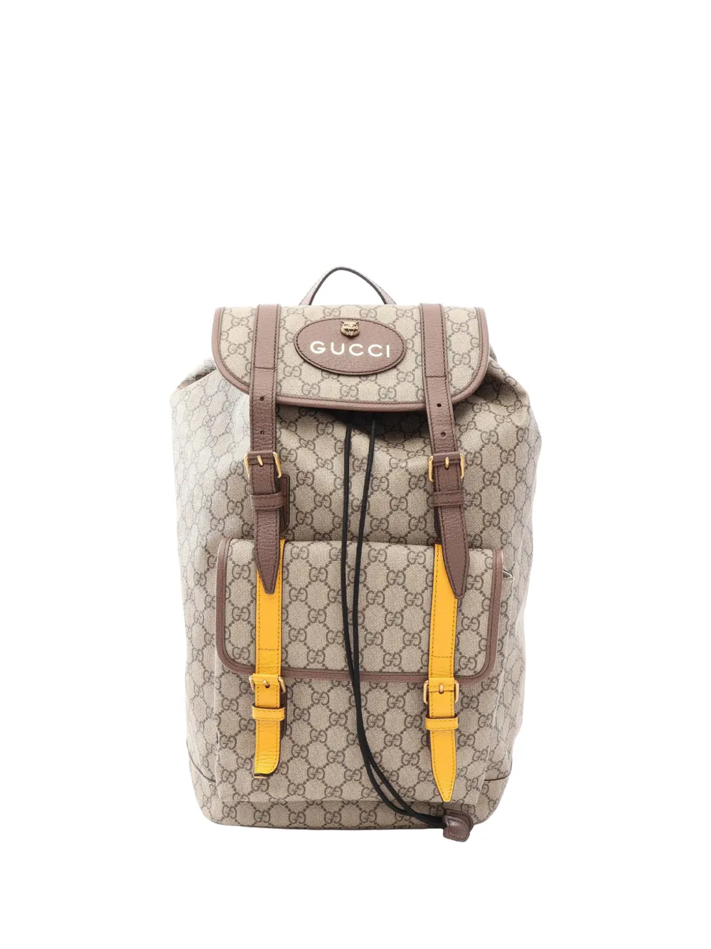 Gucci Pre-Owned Zaino Courrier in tessuto GG Supreme 2016-2026 - Toni neutri