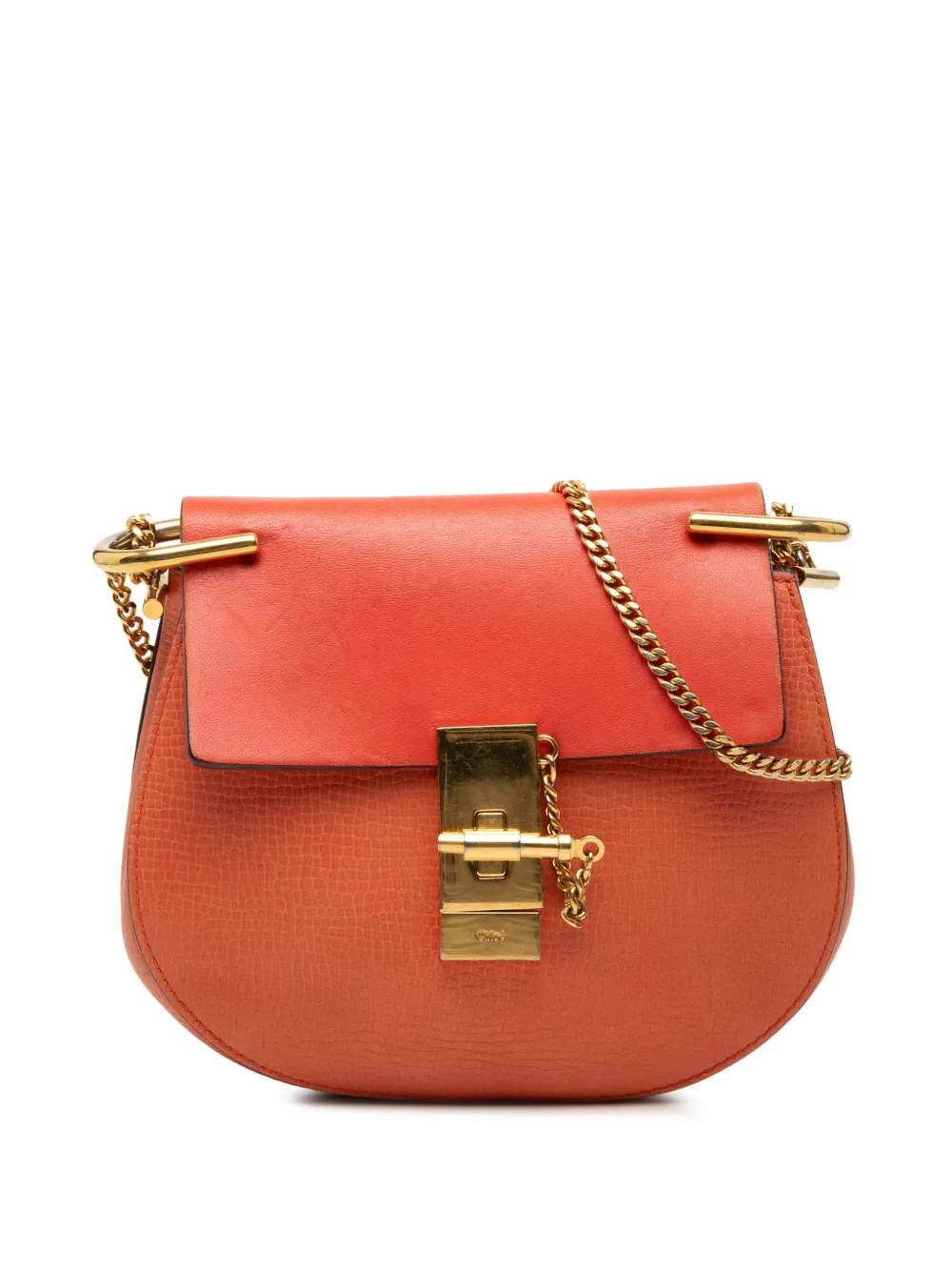 Chloé Pre-Owned Borsa a tracolla Drew piccola in pelle 2016 - Arancione