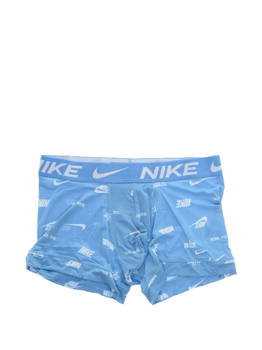 Nike Logo-waistband Boxer Briefs In Blue