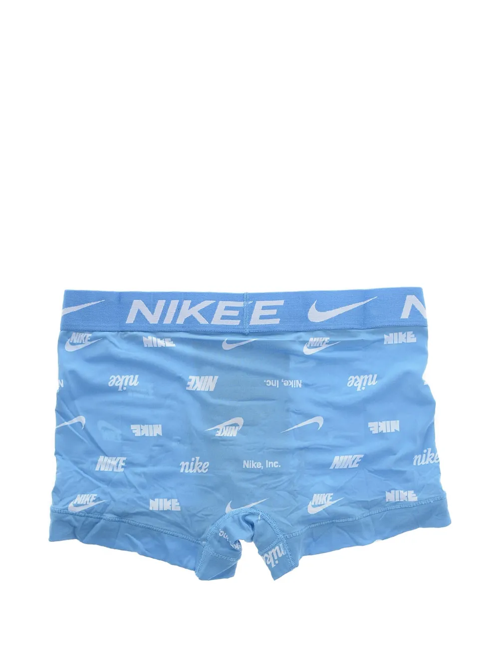 Nike Logo-waistband Boxer Briefs In Blue