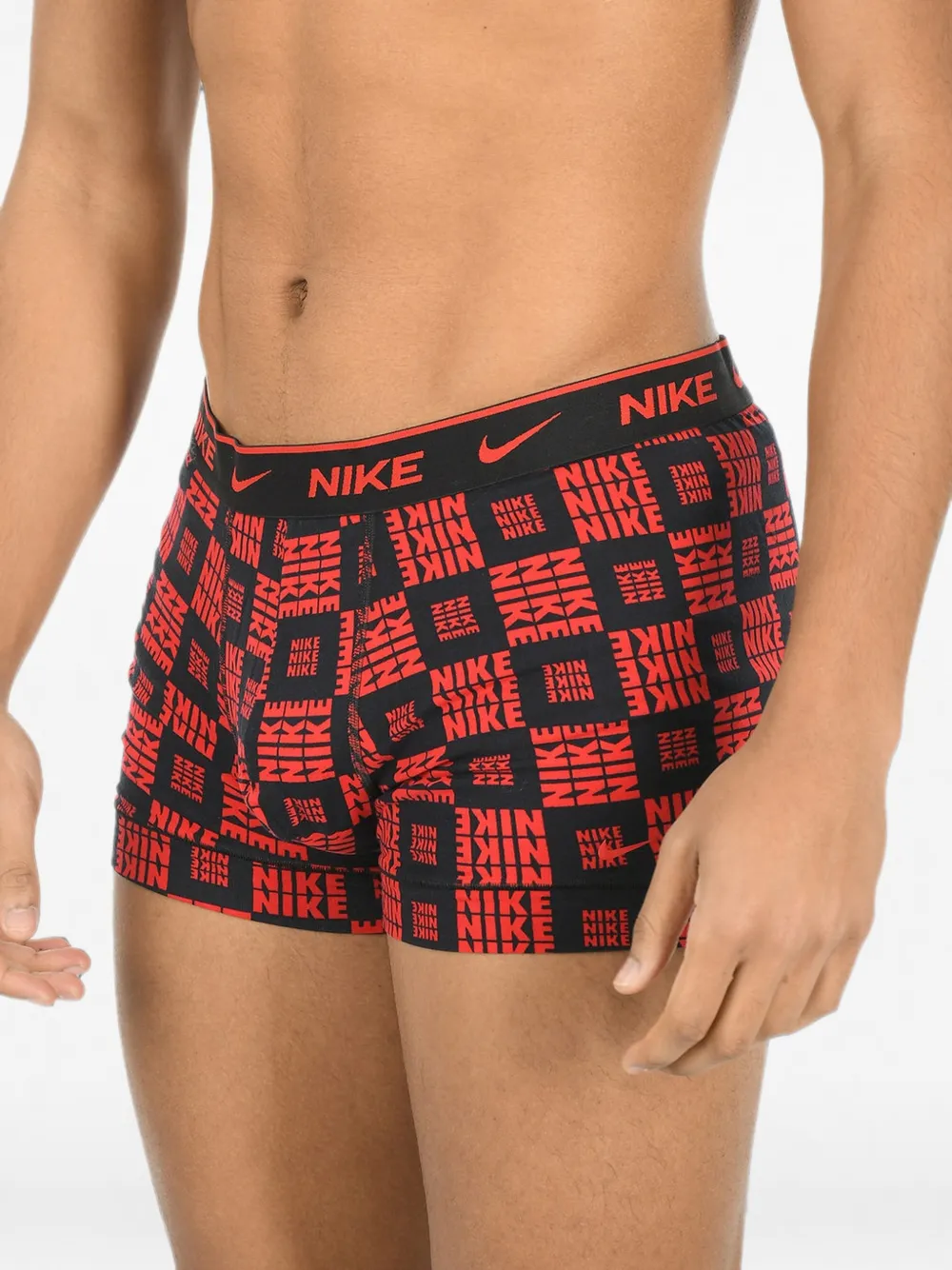 Nike Logo-waistband Boxers In Black