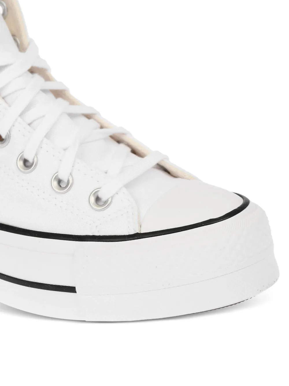 Converse Chuck Taylor All Star Lift canvas sneakers met plateauzool Wit