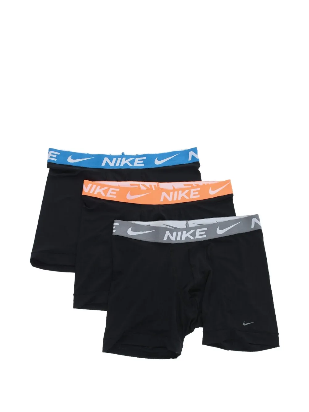 Nike Logo-waistband Boxer Briefs In Black