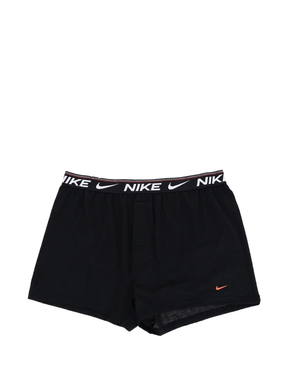 Nike Logo-waistband Boxer Briefs In Black
