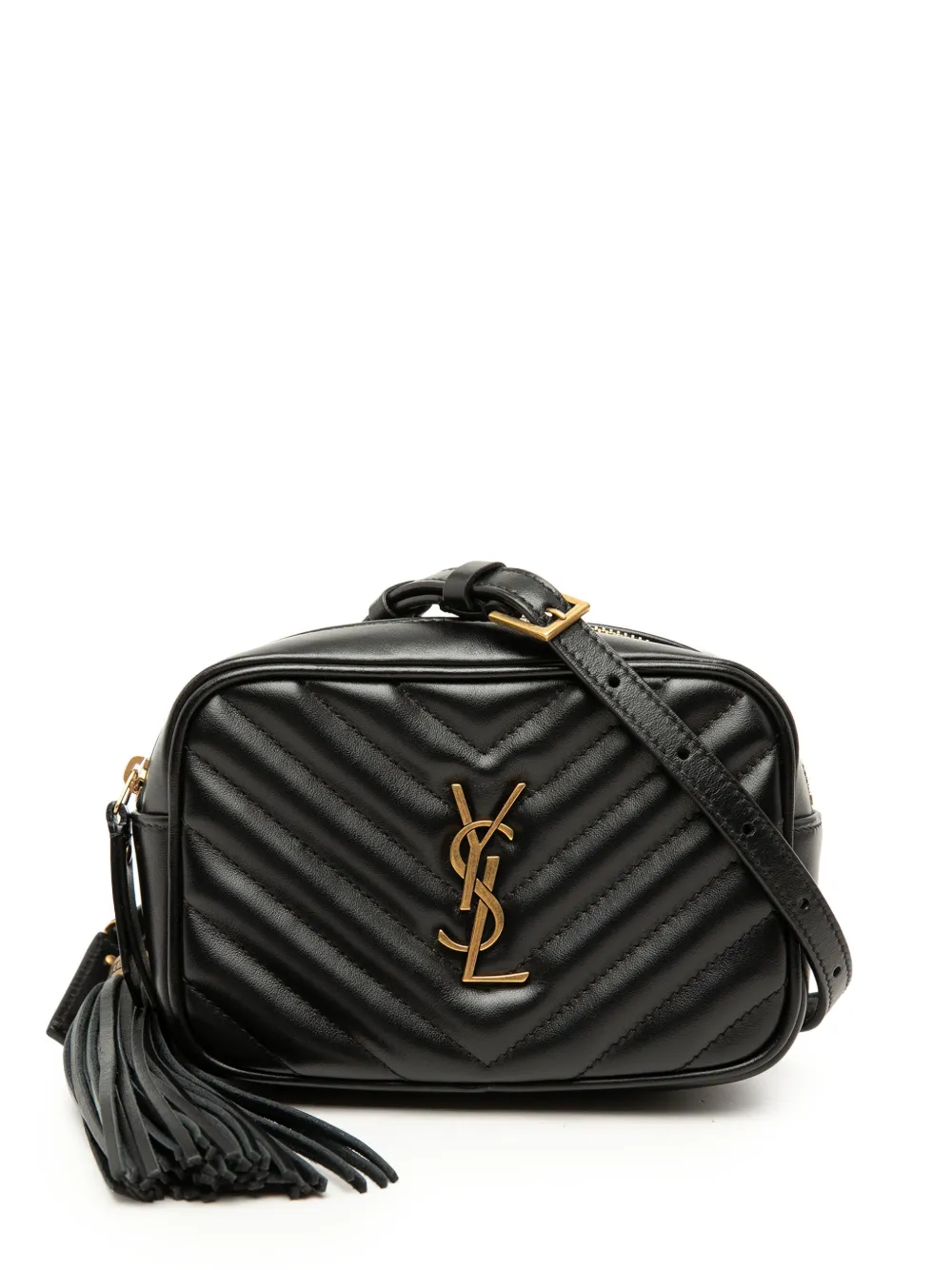 Saint Laurent Pre-Owned Marsupio Lou con monogramma 2019 - Nero