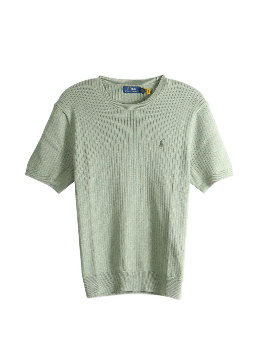 Polo Ralph Lauren ribbed-knit short-sleeved sweater - Verde