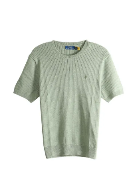 Polo Ralph Lauren ribbed-knit short-sleeved sweater