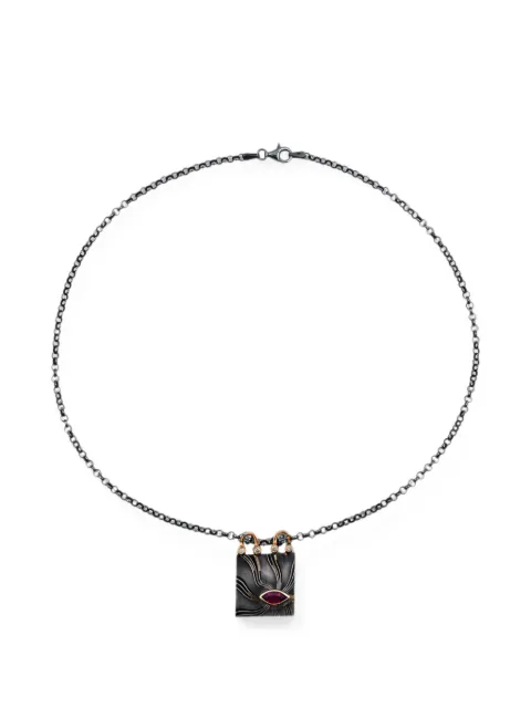 Patricia Arango ruby diamond necklace
